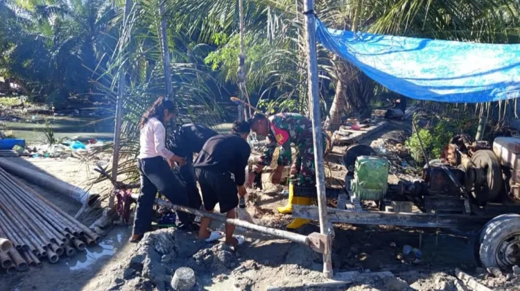 Semangat Personel Satgas TMMD Kodim 0208 Asahan Jalankan Program