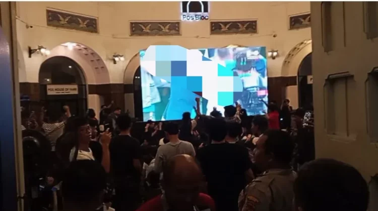 Dukungan dan Apresiasi Warga Kota Medan Nobar di Pos Bloc