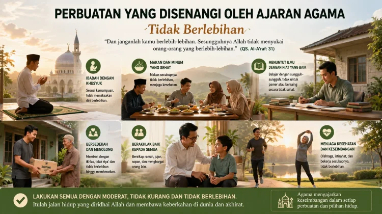 Hindari Sikap Berlebihan dalam Hidup