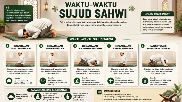 Waktu-waktu Sujud Sahwi