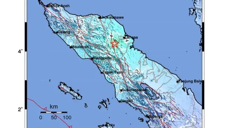 Gempa Magnitudo 5,6 Guncang Gayo Lues, Dirasakan Sampai Medan