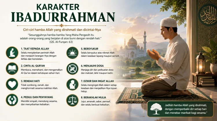 Karakter Ibadurrahman Gambaran Kepribadian Hamba Allah