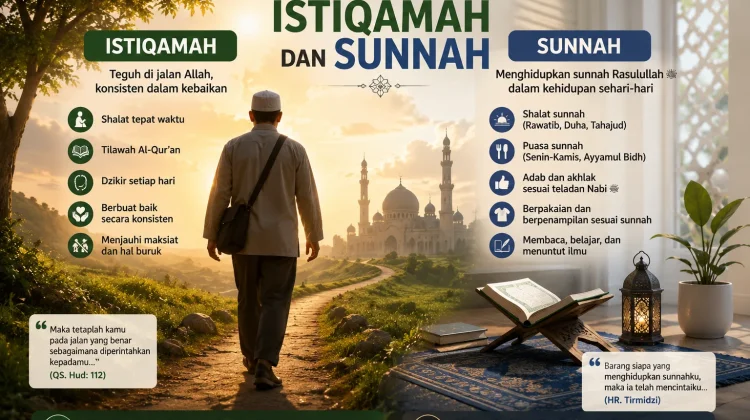 Sifat Istiqamah dan Sunnah Bagi Seorang Muslim