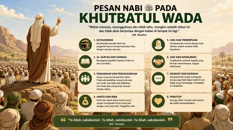 Pesan Nabi pada Khutbatul Wada