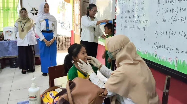 CKG Sasar Siswa SD, Puskesmas Medan Sunggal Fokus Deteksi Gizi dan Kesehatan Gigi