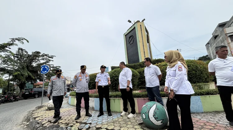Jelang HUT RI, Pemkot Tanjungbalai Benahi Kawasan Inti Kota