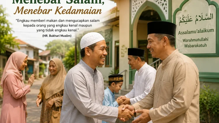 Menebar Salam, Menebar Kedamaian dalam Kehidupan Bermasyarakat