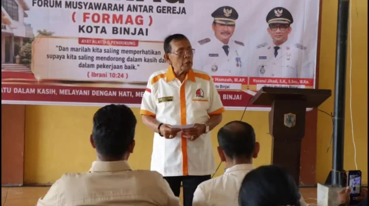 HUT FORMAG Ke-3, Pemko Binjai Ajak Perkuat Kerukunan Antarumat Beragama