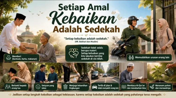 Kebaikan Merupakan Sedekah bagi Muslim