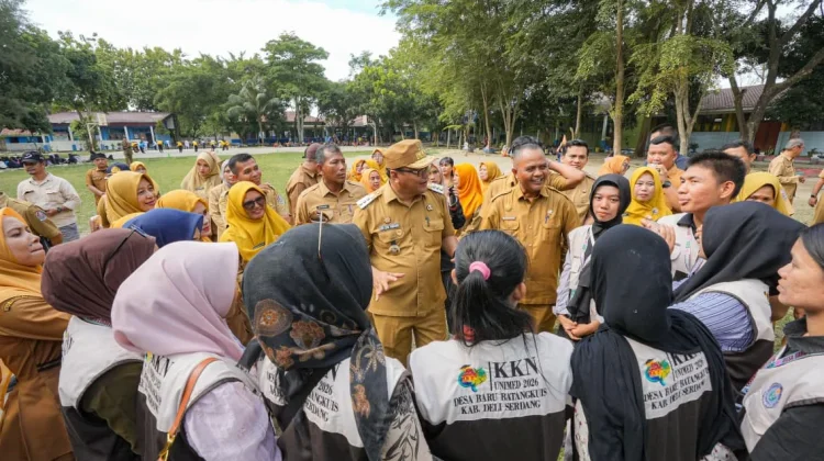 Tinjau Ekstrakurikuler di SMPN 1 Batang Kuis, Bupati Siapkan Pemenuhan Fasilitas