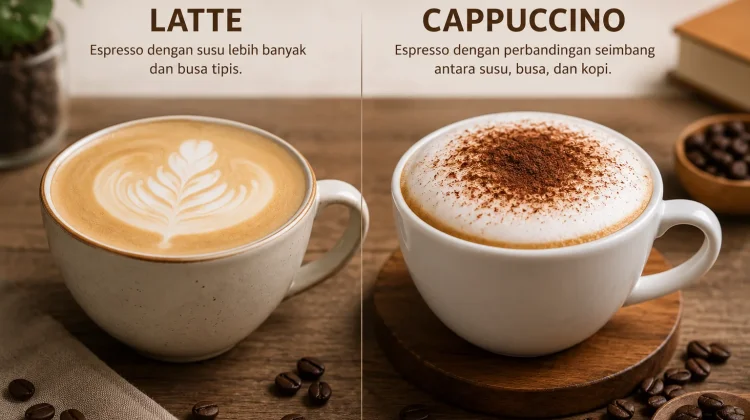 Cappuccino dan Latte Sama-Sama Kopi Susu, Apa Bedanya?