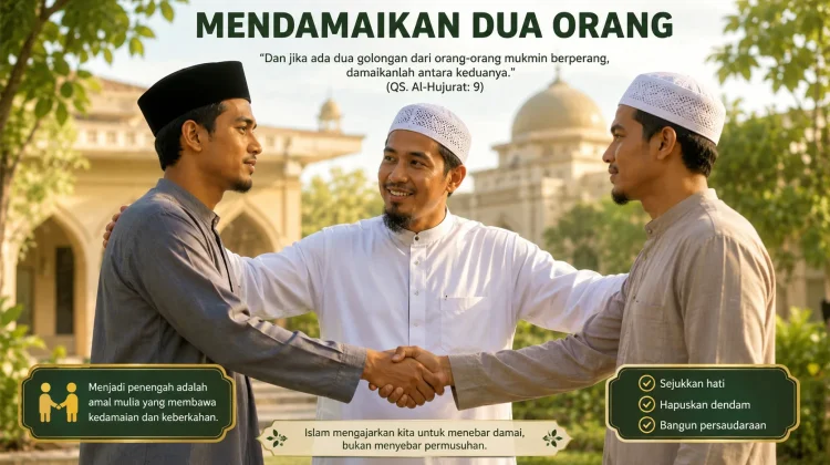 Mendamaikan Dua Orang Berselisih Amalan Mulia