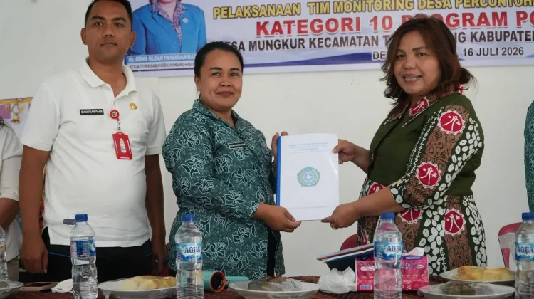 TP PKK Humbahas Monitoring Desa Percontohan di Tarabintang