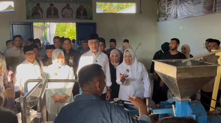 Musa Rajekshah Resmikan Rumah Olahan Kedelai Indonesia di Binjai