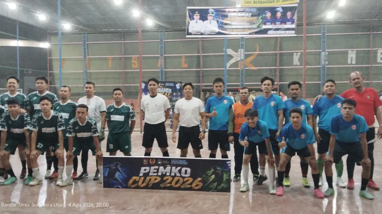 Bank Sumut Raih Juara Ketiga Turnamen Futsal Pemko Cup 2026