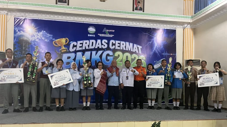 Cerdas Cermat BMKG Diikuti 194 Sekolah, Wagub Sumut Tekankan Mitigasi Bencana