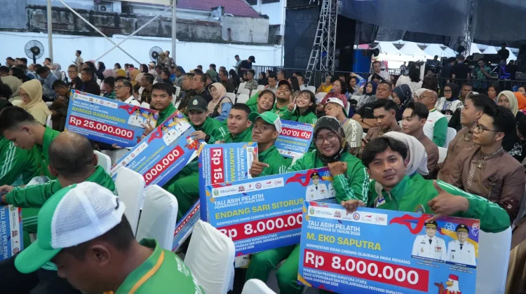 Atlet NPC Sumut Terima Tali Asih, Peraih Medali Perparpenas 2025