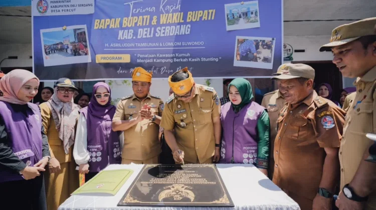 Pemkab Deli Serdang Rasmikan Kampung Berkah Kasih Stunting