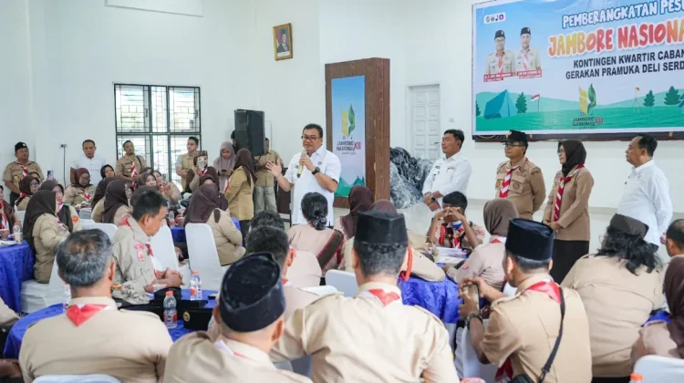 Bupati Pastikan Peserta Jambore Nasional Deli Serdang Berangkat tanpa Beban