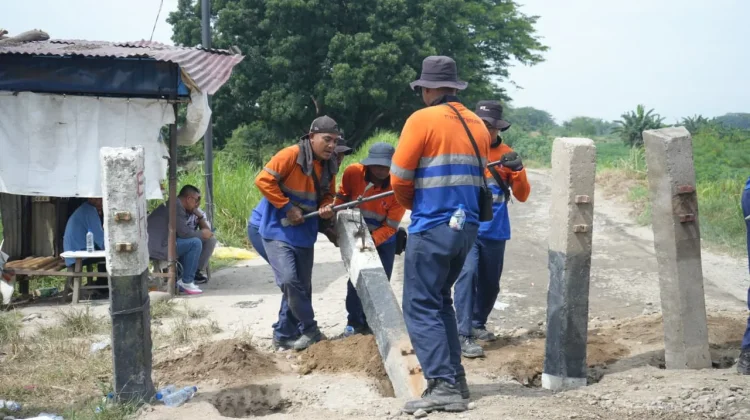 KAI Divre I Sumut Tutup Perlintasan Sebidang Tidak Terjaga di Perbaungan