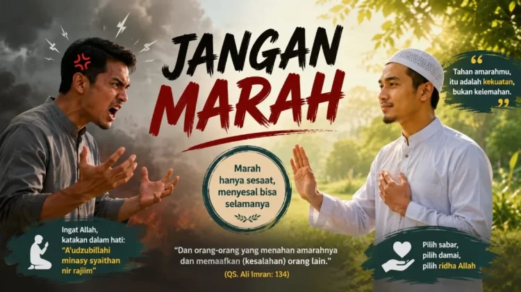 Menahan marah ciri orang bertaqwa