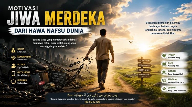 Jiwa Merdeka dari Hawa Nafsu Dunia