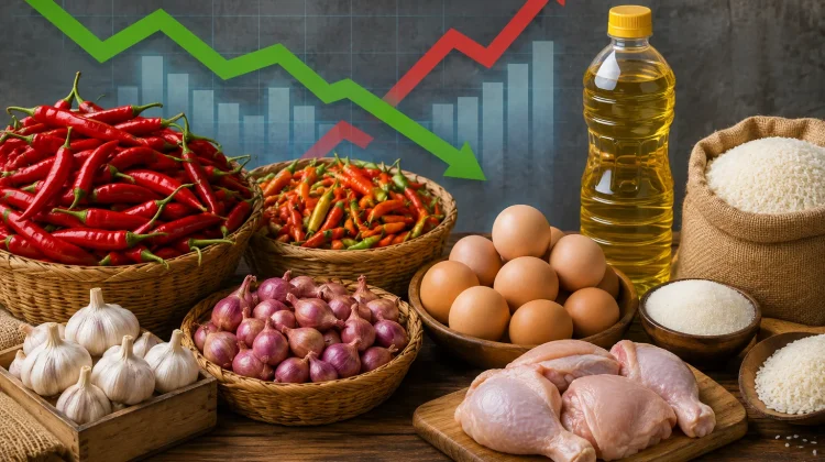 Harga Cabai Merah Turun, Daging Ayam dan Telur Mulai Naik