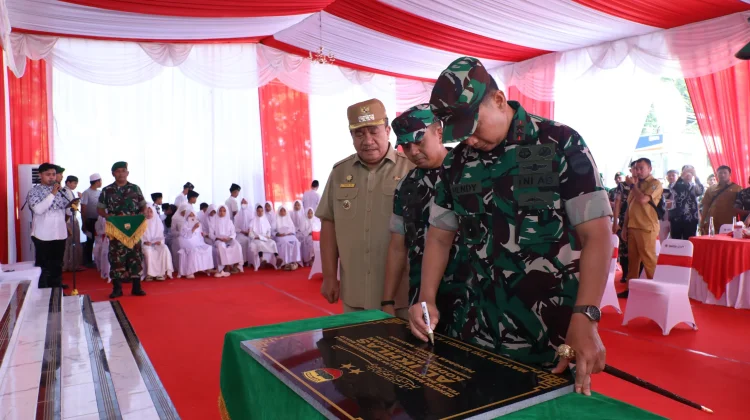 Pangdam I/Bukit Barisan Resmikan Masjid Al Ikhlas Kodim 0208/Asahan
