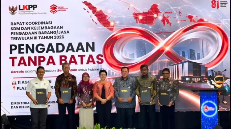 Kota Binjai Raih Penghargaan Kematangan UKPBJ Kategori Proaktif dari LKPP