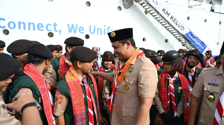 Bobby Nasution Minta Pramuka Sumut Jaga Nama Baik Daerah di Jamnas XII