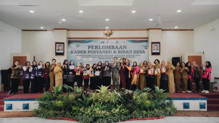 Ketua TP PKK Deli Serdang Apresiasi Kader Posyandu dan YNLM