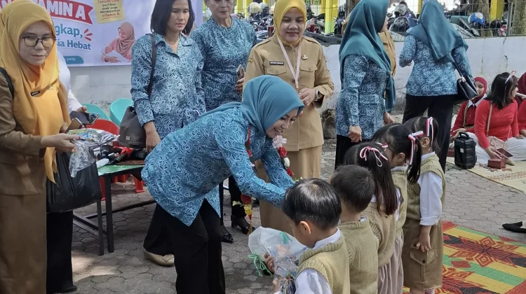 Dinkes TP-PKK Tanjungbalai Gelar Pemberian Vitamin A di TK Dharma Wanita Persatuan