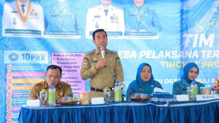 Bupati dan Wabup Labura Sambut Tim Evaluasi Lomba Tertib Administrasi PKK