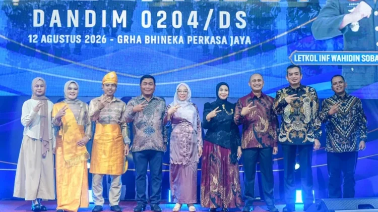 Perkuat Sinergi, Wabup Hadiri Lepas Sambut Dandim 0204/DS