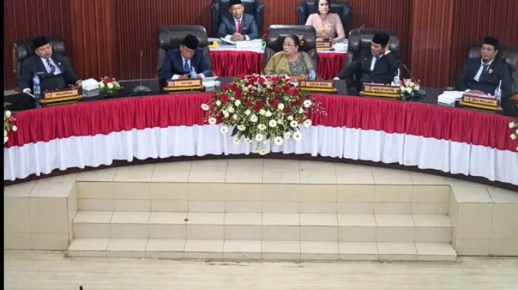 Pemkab Karo Ikuti Penyampaian Pidato Presiden di DPRD Karo