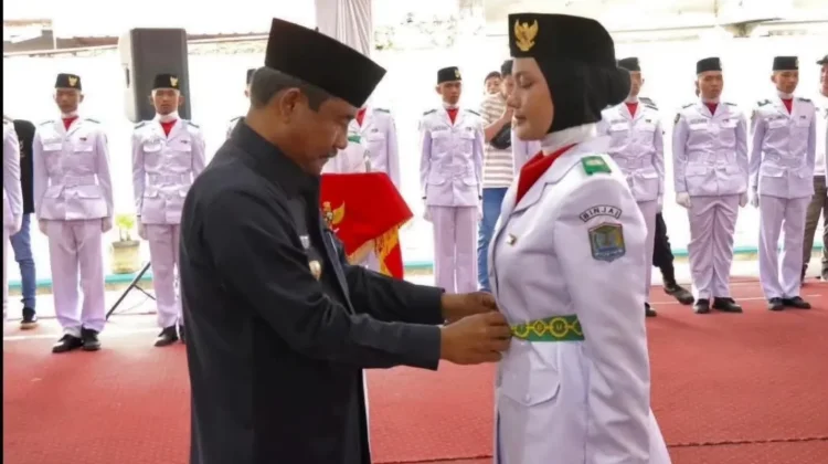 Wali Kota Binjai Kukuhkan 58 Anggota Paskibraka