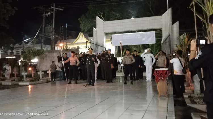 HUT Ke-81 RI, Pemko Tanjungbalai Gelar Apel Kehormatan dan Malam Renungan Suci