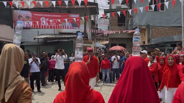 HUT ke-81 RI, Warga Kampung Aur Meriahkan Kemerdekaan di Sungai Deli