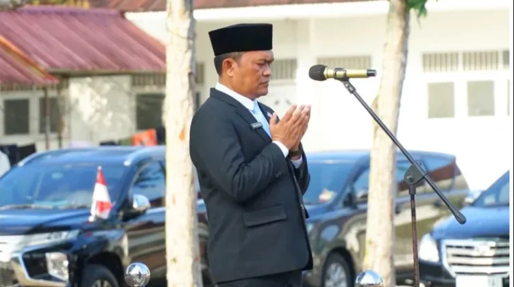 Pemkab Labuhanbatu Gelar Upacara HUT Ke-81 RI