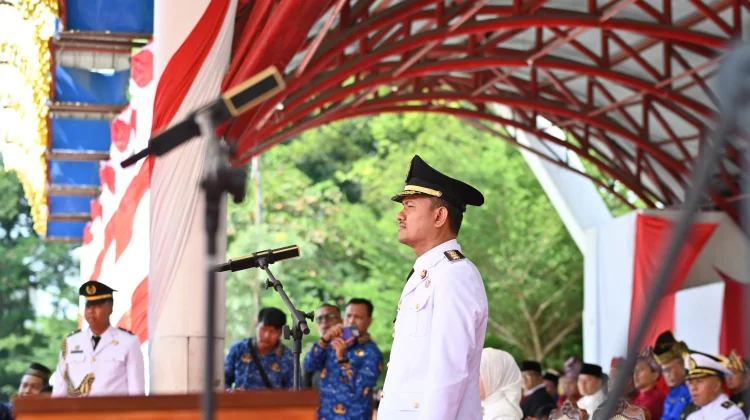 Wali Kota Tanjungbalai Pimpin Upacara HUT ke-81 Kemerdekaan RI