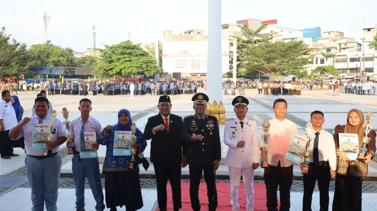 Pemkot Tanjungbalai Beri Penghargaan Pemenang Lomba HUT ke-81 RI