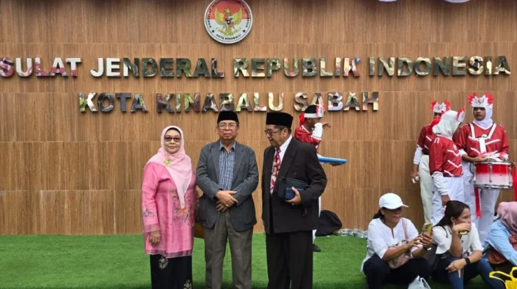 Rektor UNIVA Medan Ikuti Peringatan HUT Kemerdekaan RI di Kota Kinabalu