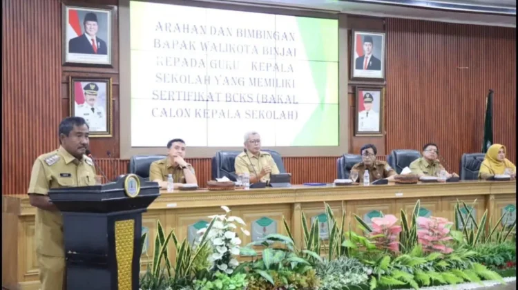 Beri Arahan Calon Kepala Sekolah, Wali Kota Binjai Tekankan Pentingnya Integritas