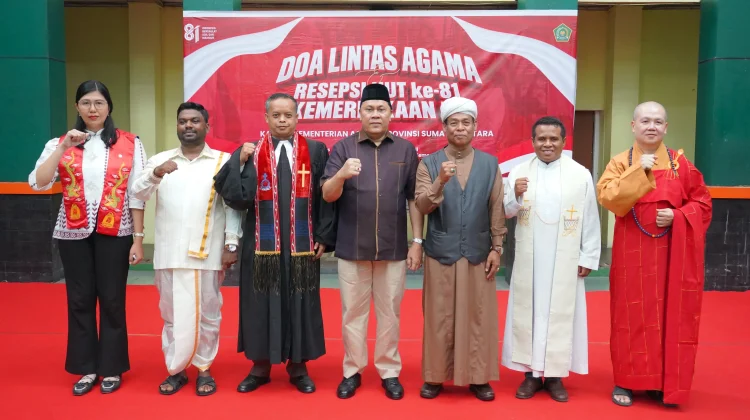 Doa Lintas Agama, Kanwil Kemenagsu Teguhkan Semangat Persatuan dan Kepedulian