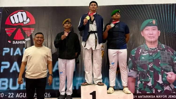 Personel SPN Polda Sumut Raih Juara I Taekwondo Piala Pangdam I Bukit Barisan