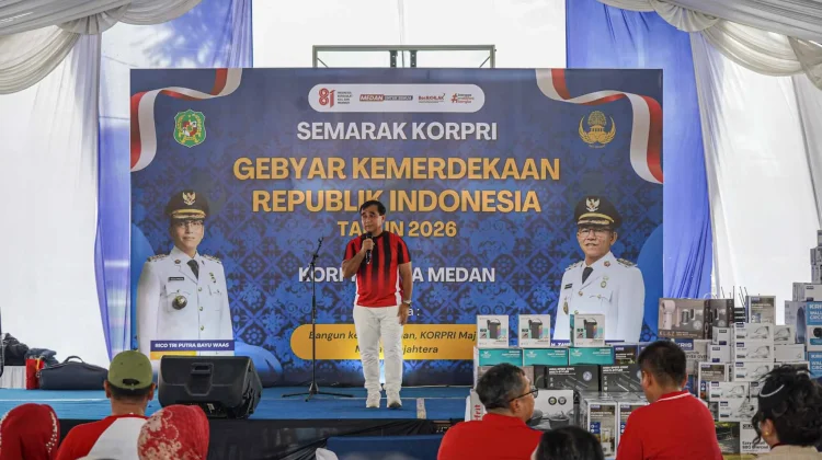 Disdikbud Kota Medan Raih Juara Umum Semarak Korpri 2026