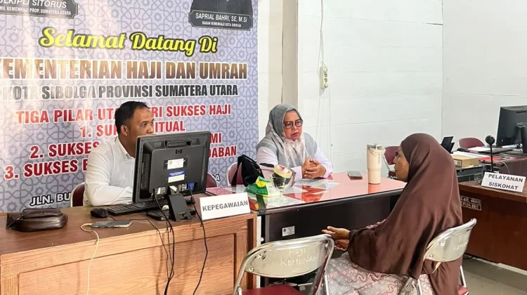 Kemenhaj Sibolga Perkuat Pelayanan Administrasi Pendaftaran Haji