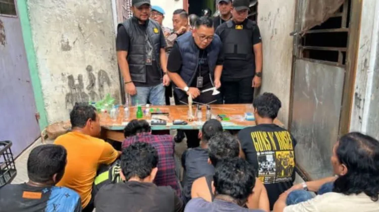 Polrestabes Medan Gerebek Dua Lokasi Narkoba di Mangkubumi