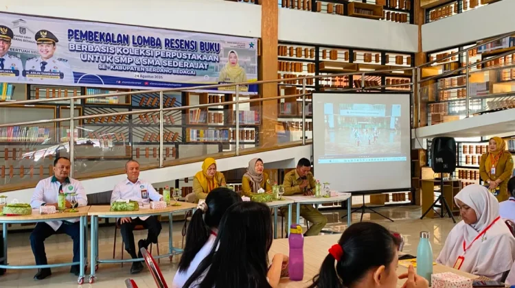 Tingkatkan Minat Baca, Dinas Perpusip Sergai Gelar Lomba Resensi Buku