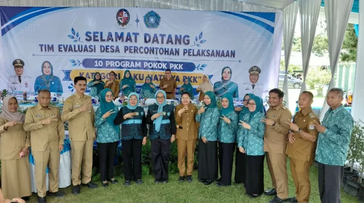 Masuk Tahap Evaluasi, Desa Tandam Hulu Wakili Deli Serdang di AKU HATINYA PKK